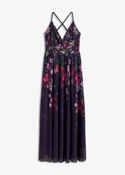 Maxikleid aus zartem Tüll mit Trägern|bonprix Outlet