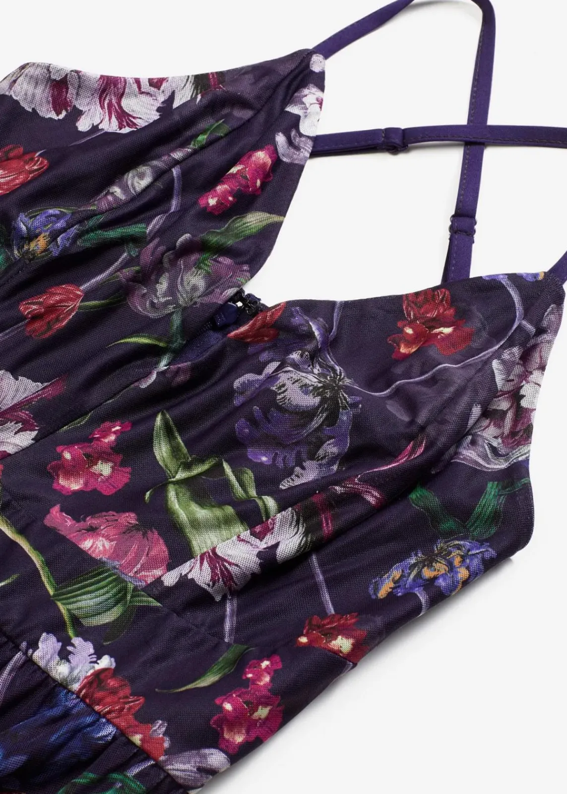 Maxikleid aus zartem Tüll mit Trägern|bonprix Outlet