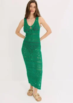 Maxikleid in Häkeloptik|bonprix Best