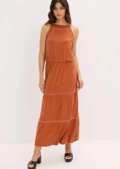Maxikleid mit Crochet-Einsätzen|bonprix Best