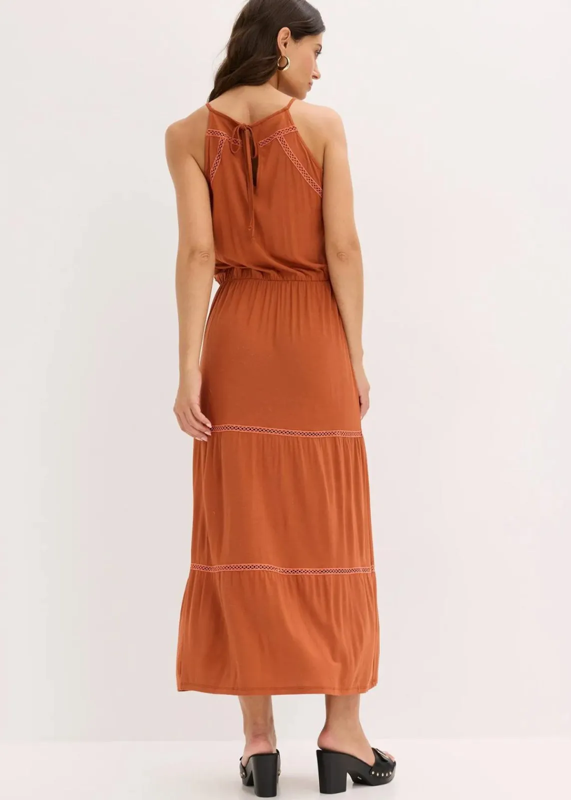 Maxikleid mit Crochet-Einsätzen|bonprix Best