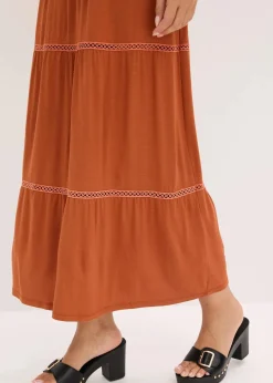 Maxikleid mit Crochet-Einsätzen|bonprix Best