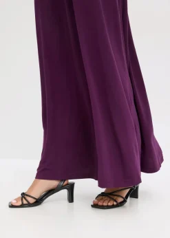 bonprix Kleider|Festliche Mode|Maxikleid mit Paillettenstickerei dunkelrot