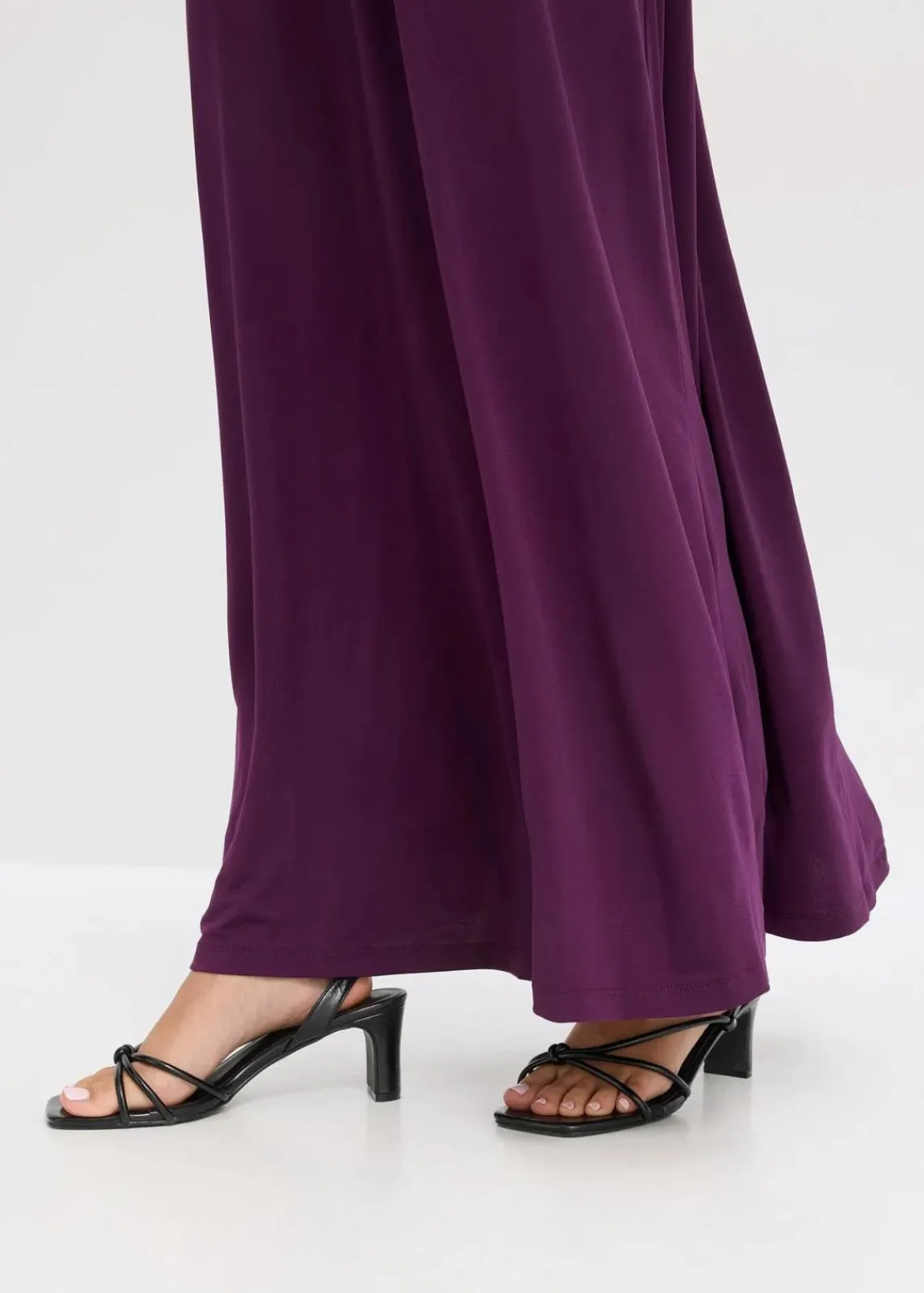 bonprix Kleider|Festliche Mode|Maxikleid mit Paillettenstickerei dunkelrot