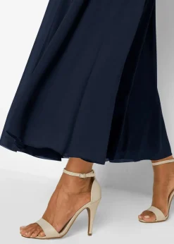 bonprix Kleider|Festliche Mode|Maxikleid mit Spitze dunkelblau