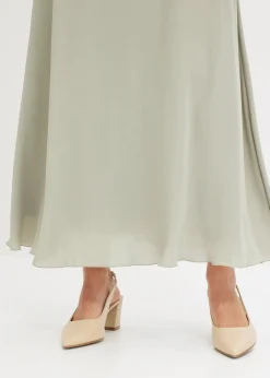 bonprix Kleider|Festliche Mode|Maxikleid mit Spitze seegras