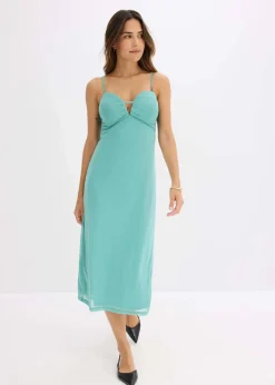 Maxikleid mit tiefem Ausschnitt|bonprix New
