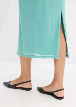 Maxikleid mit tiefem Ausschnitt|bonprix New