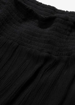 bonprix Röcke|Nachhaltigere Materialien|Maxirock aus fließender Viskose schwarz