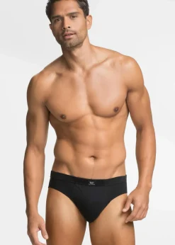 bonprix Slips|Große Größen|Maxislip aus Baumwolle (5er Pack) schwarz