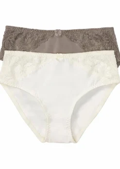 Maxislip mit Spitze (2er Pack)|bonprix Online