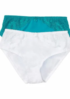 Maxislip mit Spitze (2er Pack)|bonprix Clearance