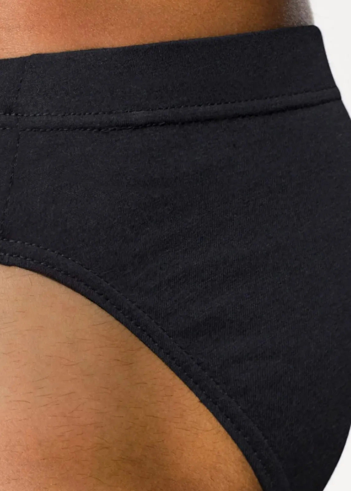 bonprix Slips|Wäsche|Maxislip mit weicher Baumwolle (5er Pack) grau meliert + schwarz