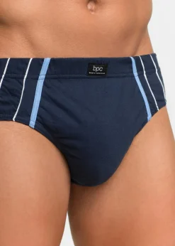 bonprix Große Größen|Wäsche|Maxislip mit weicher Baumwolle (5er Pack) dunkelblau + schwarz