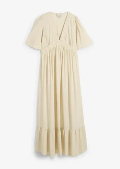 Maxi-Stufenkleid aus fließender Viskose|bonprix Online