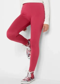 bonprix Mädchen 9-16 Jahre·Hosen & Leggings|Mädchnen Thermoleggings beerenrot