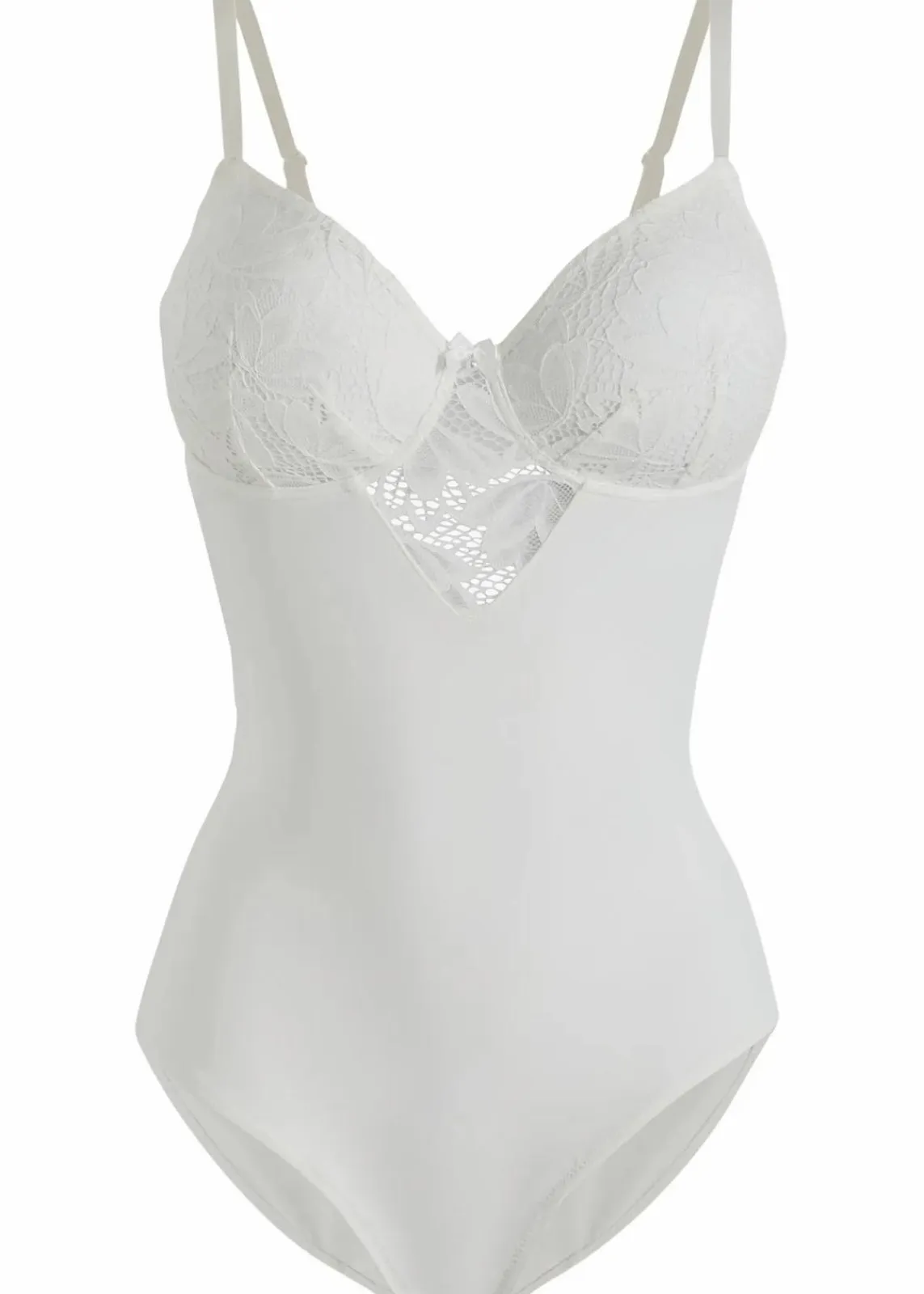 bonprix Wäsche·Bodies|Wäsche·Shapewear|Medium Shape Body wollweiß