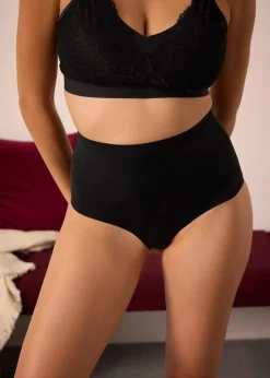 bonprix Wäsche·Basics|Wäsche·Shapewear|Medium Shape Panty (3er Pack) schwarz