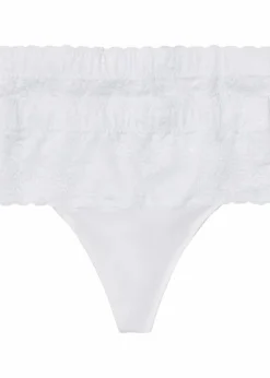 bonprix Höschen|Wäsche·Höschen|Medium Shape String (2er Pack) 2x weiß