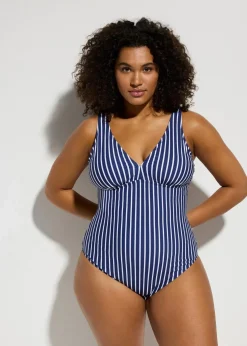 Medium Shape-Badeanzug mit tiefem Ausschnitt|bonprix Clearance