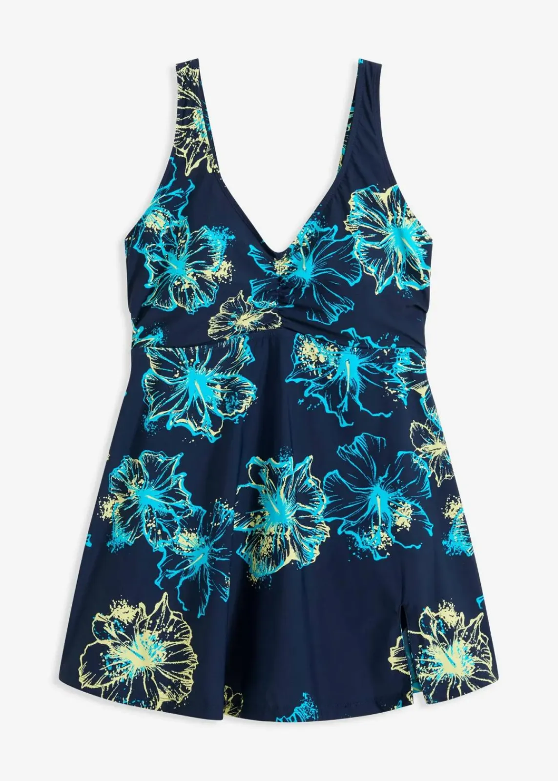 Medium Shape-Badekleid mit V-Ausschnitt|bonprix