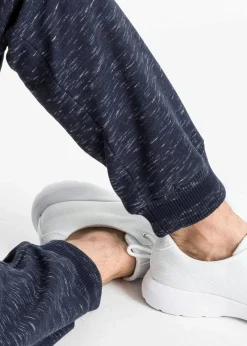 melierte Jogginghose mit Rippbündchen|bonprix Outlet