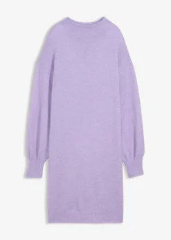 bonprix Bekleidung·Umstandsmode|Bekleidung·Pullover & Strickjacken|Meliertes Strickkleid zartflieder