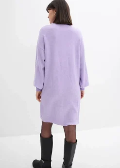 bonprix Bekleidung·Umstandsmode|Bekleidung·Pullover & Strickjacken|Meliertes Strickkleid zartflieder