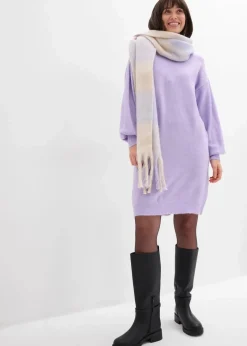 bonprix Bekleidung·Umstandsmode|Bekleidung·Pullover & Strickjacken|Meliertes Strickkleid zartflieder