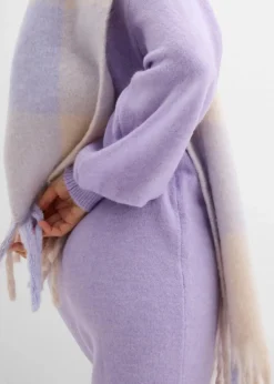 bonprix Bekleidung·Umstandsmode|Bekleidung·Pullover & Strickjacken|Meliertes Strickkleid zartflieder