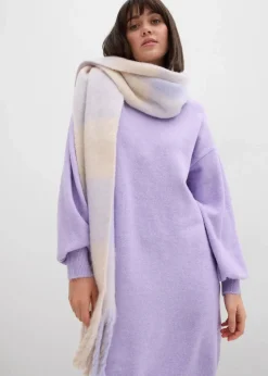 bonprix Bekleidung·Umstandsmode|Bekleidung·Pullover & Strickjacken|Meliertes Strickkleid zartflieder