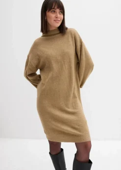 Meliertes Strickkleid|bonprix Hot