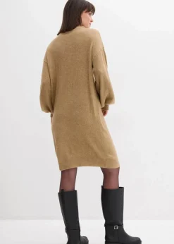 Meliertes Strickkleid|bonprix Hot
