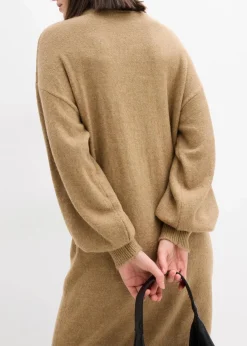 Meliertes Strickkleid|bonprix Hot