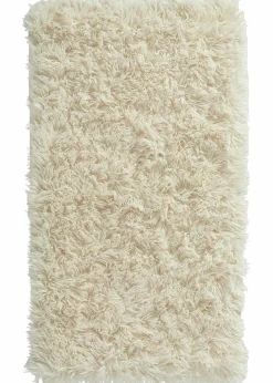 bonprix Badematten|Memory Schaum Badematte mit Synthetik Fell natur