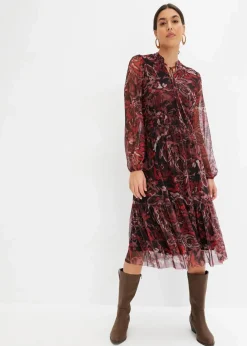 Mesh-Midikleid|bonprix Online