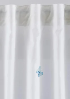 Microfaser Vorhang mit Schmetterlingsdruck (1er Pack)|bonprix Sale