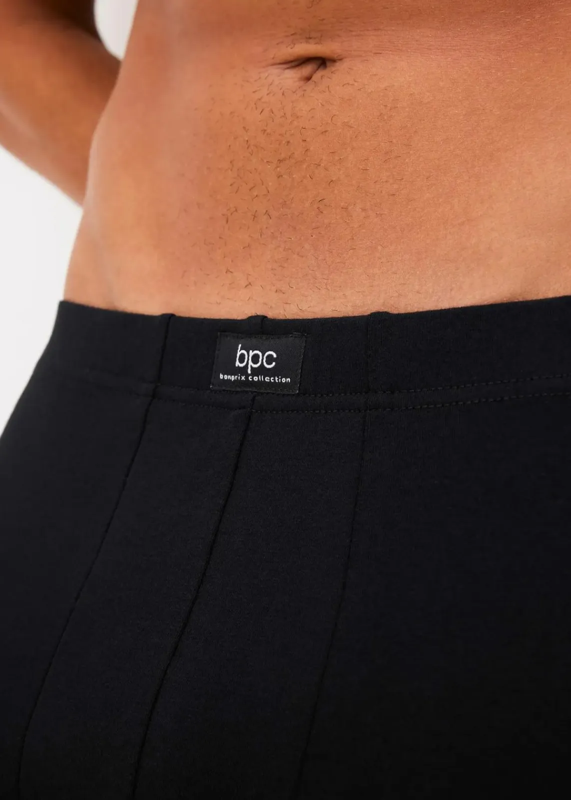 bonprix Boxershorts|Große Größen|Midi Boxershorts eng mit Baumwolle (5er Pack) schwarz