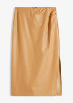 Midi Lederimitat-Rock|bonprix Online