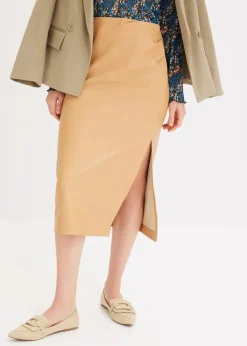 Midi Lederimitat-Rock|bonprix Online