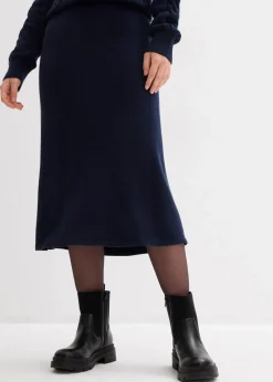 Midi Strickrock aus softem Viskose-Mix|bonprix Outlet