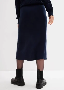 Midi Strickrock aus softem Viskose-Mix|bonprix Outlet