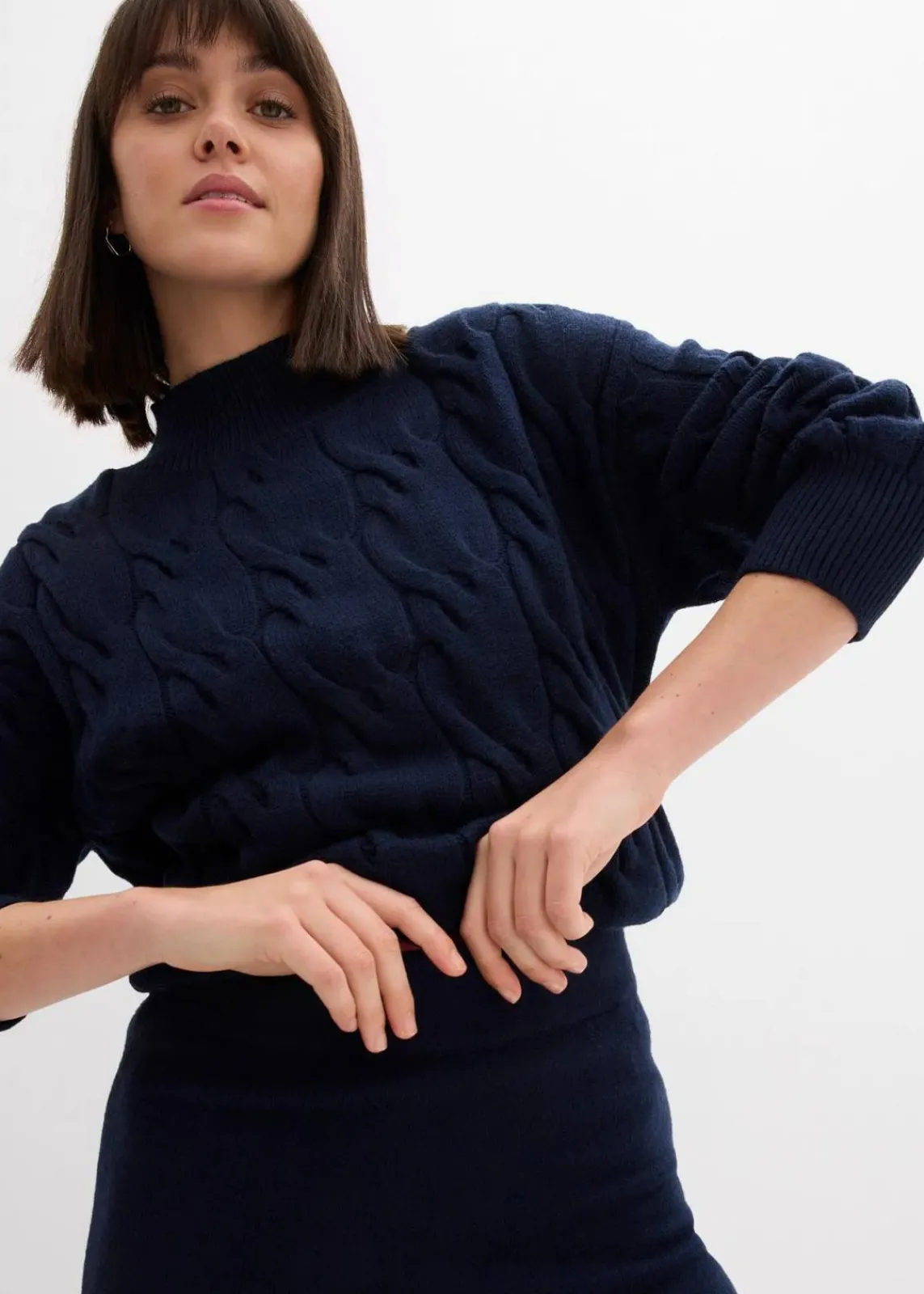 Midi Strickrock aus softem Viskose-Mix|bonprix Outlet