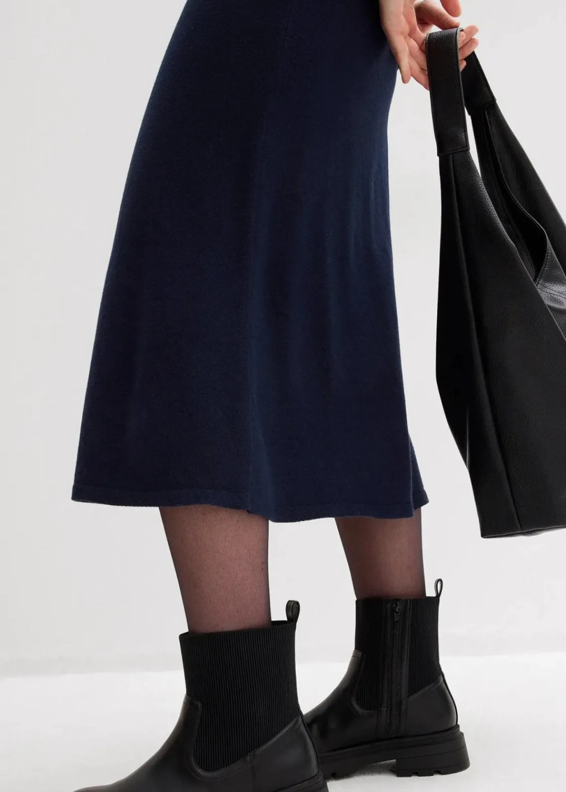 Midi Strickrock aus softem Viskose-Mix|bonprix Outlet