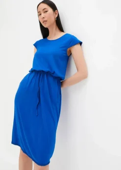 Midi-Jerseykleid aus nachhaltiger Viskose mit Elasthan|bonprix Outlet