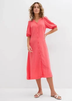 bonprix Bekleidung·Pullover & Strickjacken|Kleider|Midi-Kleid paradiespink