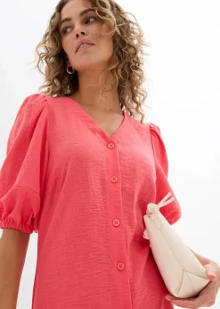 bonprix Bekleidung·Pullover & Strickjacken|Kleider|Midi-Kleid paradiespink