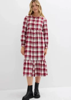 Midikleid aus Flanell|bonprix New