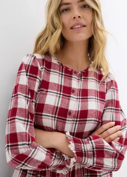 Midikleid aus Flanell|bonprix New