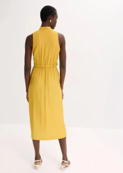 Midikleid aus fließendem Viskose-Mix|bonprix Hot